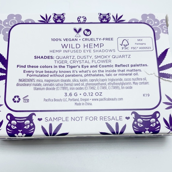 Pacifica Wild Hemp Infused Eye Shadow Palette - Picture 7 of 9